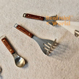 Miniature REAL Stainless Steel Cookware + Rack Set | Mini Cooking Store