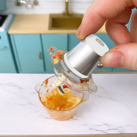 Miniature REAL Food Processor in White