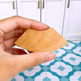 Miniature Wooden Sushi Geta Curve Plate | Japanese Mini Cooking Shop