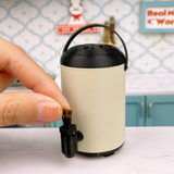 Miniature REAL Bubble Tea Store's Dispenser (Beige)|Mini Cooking Store