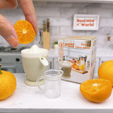 Miniature REAL Electric Citrus Squeezer (Beige)|Tiny Food Cooking Shop