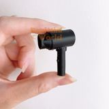Miniature REAL Functioning Hair Dryer (Black) | Dollhouse Shop