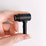 Miniature REAL Functioning Hair Dryer (Black) | Dollhouse Shop