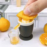 Miniature REAL Electric Citrus Squeezer (Black)|Mini Food Cooking Shop