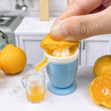 Miniature REAL Electric Citrus Squeezer (Blue) | Mini Cooking Shop