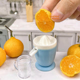 Miniature REAL Electric Citrus Squeezer (Blue) | Mini Cooking Shop