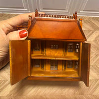 Miniature REAL Wooden Dollhouse Set 1:12 Scale | Handmade Dollhouse Shop