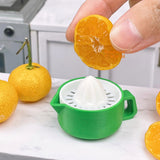 Miniature REAL Manual Citrus Squeezer (Green) | Miniature Craft Shop