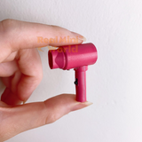 Miniature REAL Functioning Hair Dryer (Hot Pink) | Dollhouse Shop