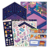 Make Your Own Arcade Deco Sticker Kit | Isometric Sticker Shop