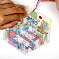 Isometric Sticker Journal Kit | Hamster candy factory | Sticker Shop