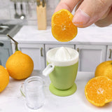 Miniature REAL Electric Citrus Squeezer (Green)|Tiny Food Cooking Shop