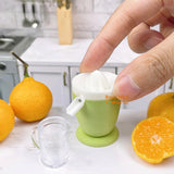 Miniature REAL Electric Citrus Squeezer (Green)|Tiny Food Cooking Shop