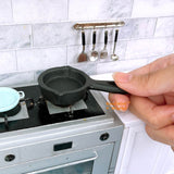 Mini Cooking Iron Cast Pan | Miniature REAL Cooking Shop | Tiny Food