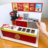 Miniature REAL Cooking Fast Food Kitchen Set Real functioning fyer | Mini Cooking Shop