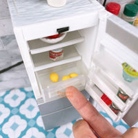 Miniature Fridge With Light & Cooler Fan | Mini Cooking Shop