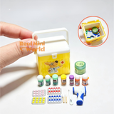 Miniature medicine kit complete set with miniature medical supplies and medicine box by Real Mini World.