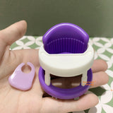 Miniature Baby Walker & Pacifier Set in purple | Miniature Silicon Baby Shop