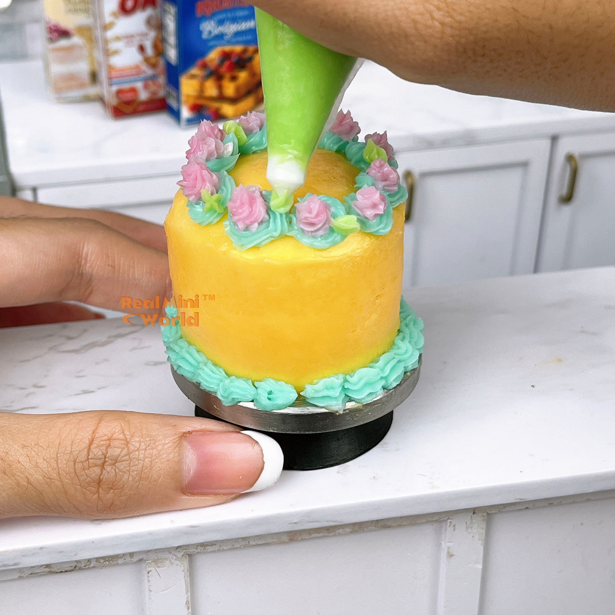 Pipping Tiny REAL Baking Cake Decorating Pipping Nozzle | Tiny Baking Shop ...