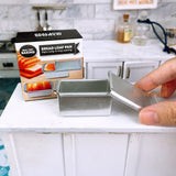 Miniature Aluminium Bread Loaf Pan | EASYBAKE Tiny Baking Shop