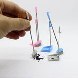 Miniature Broom & Dustpan | Dollhouse Miniature Shop