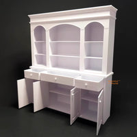 Miniature 1:12 Scale Bar Cabinet + Table Set |Dollhouse Miniature Shop