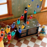 Miniature Christmas Light Decoration | Dollhouse Miniature Shop