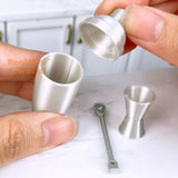Miniature Cocktail Shaker Set | Mini Food Cooking Set