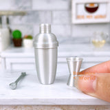 Miniature Cocktail Shaker Set | Mini Food Cooking Set