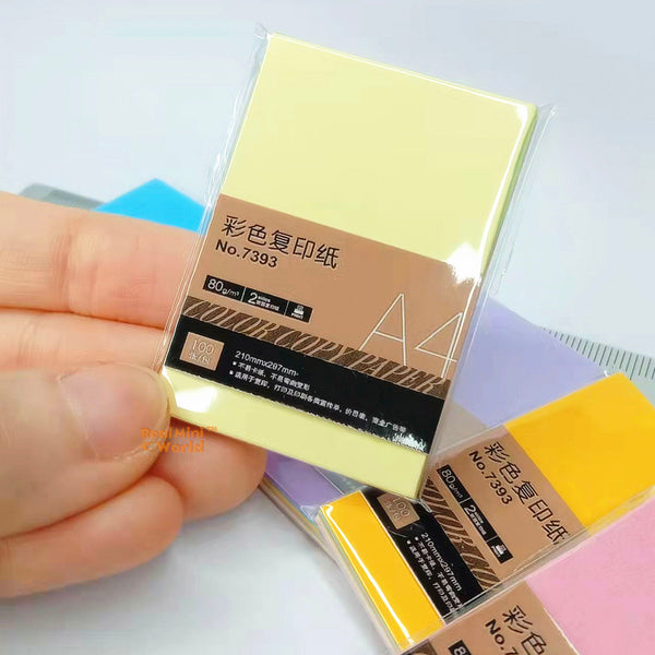 Miniature RANDOM Color Paper Pack | Mini Art & Journaling Shop โ Real ...
