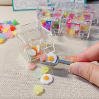 Miniature Stackable Candy Display Container + Candy Scoop Set | Mini Cooking Shop