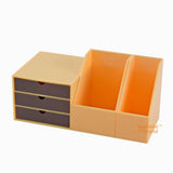 Miniature 1:6 Scale Table File Organizer Set in orange |Dollhouse Miniature Shop