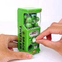 Miniature REAL Functioning Gacha Machine in green | Dollhouse Miniature Shop