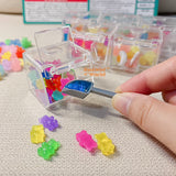 Miniature Stackable Candy Display Container + Candy Scoop Set | Mini Cooking Shop