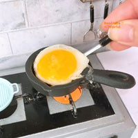 Mini Cooking Iron Cast Pan | Miniature REAL Cooking Shop | Tiny Food