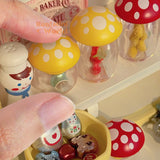 Miniature Kawaii Mushroom Spice Jar (Set of 2) | Mini Cooking Shop