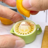 Miniature REAL Manual Citrus Squeezer (Black) | Tiny Food Cooking Shop