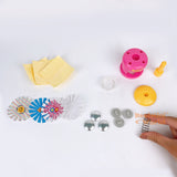 Miniature REAL Badge Maker Set (Pink) | Miniature Craft Shop