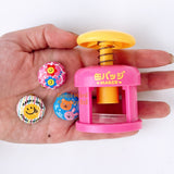 Miniature REAL Badge Maker Set (Pink) | Miniature Craft Shop