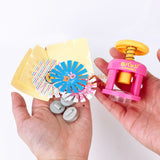Miniature REAL Badge Maker Set (Pink) | Miniature Craft Shop