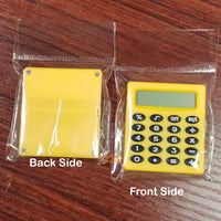 Miniature REAL Functioning  yellow Calculator | Dollhouse Miniature Shop