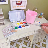 Miniature REAL Watercolor Kit + Book | Miniature Art Shop