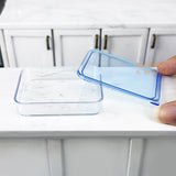 Miniature Food Container Box in Blue | Mini Food REAL Cooking SHOP