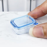 Miniature Food Container Box in Blue | Mini Food REAL Cooking SHOP
