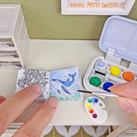 Miniature REAL Watercolor Kit + Book