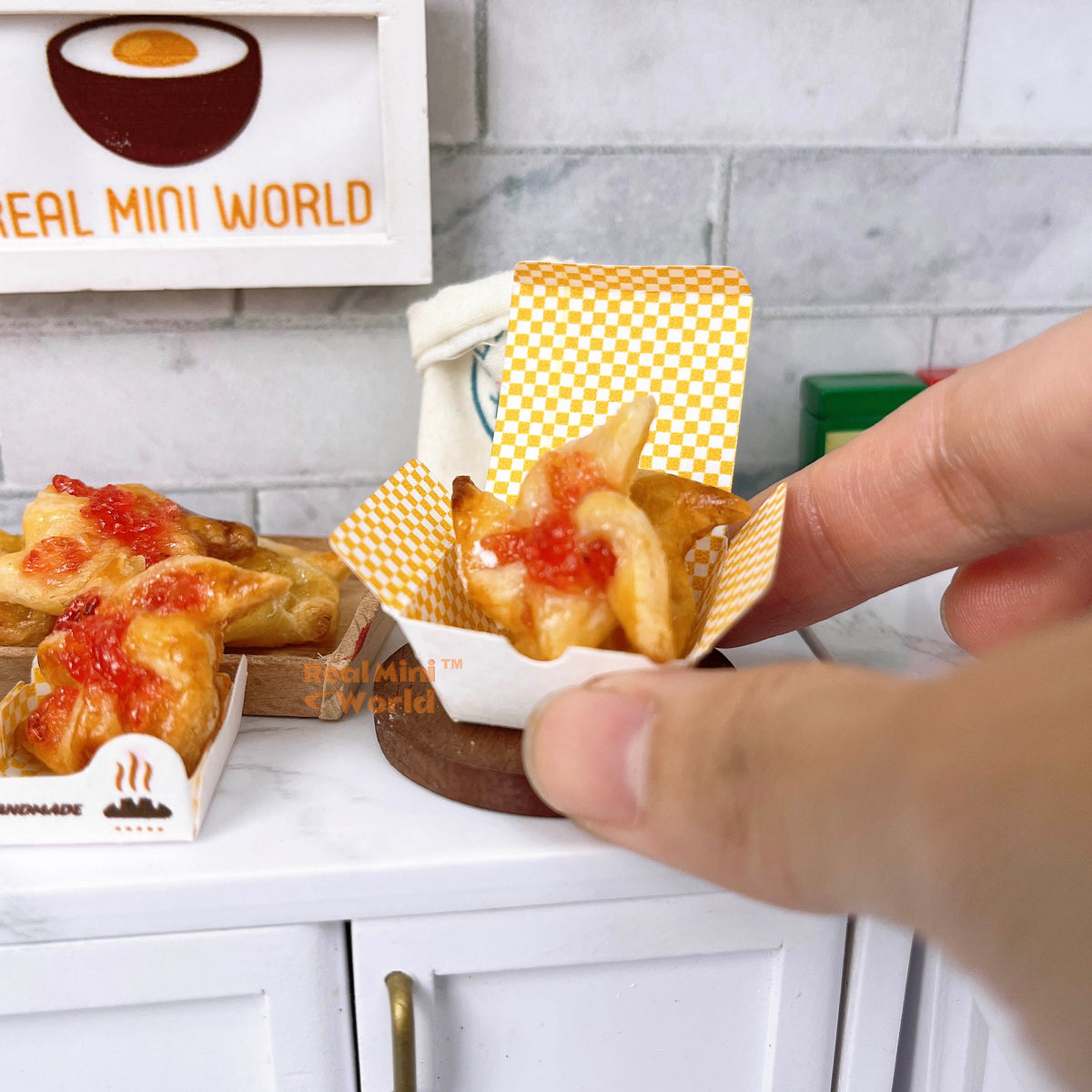 Miniature Bakery Pastry Box Packaging | Tiny Cooking & Baking Shop ...