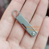 Miniature Grey Folding Knife | Handmade Miniature Shop