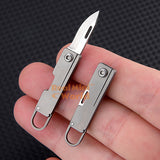 Miniature Grey Folding Knife | Handmade Miniature Shop