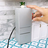 Miniature Fridge With Light & Cooler Fan | Mini Cooking Shop