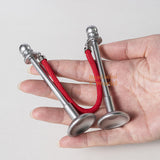 Miniature Crowd Control Stanchions With Red Rope | Dollhouse Shop